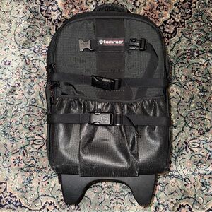 Tamrac 697 Rolling Backpack-Big Wheel Black-19x14x8 Made in the USA